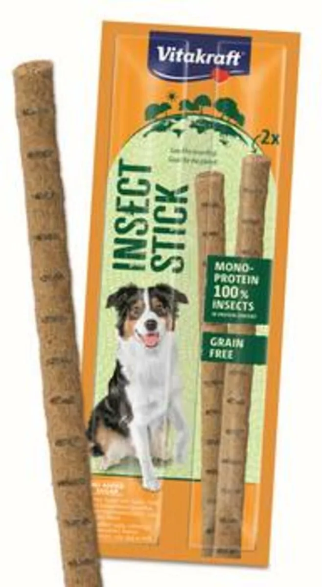 Vitakraft Insect Stick Hermetia Hondensnacks - 2x25g