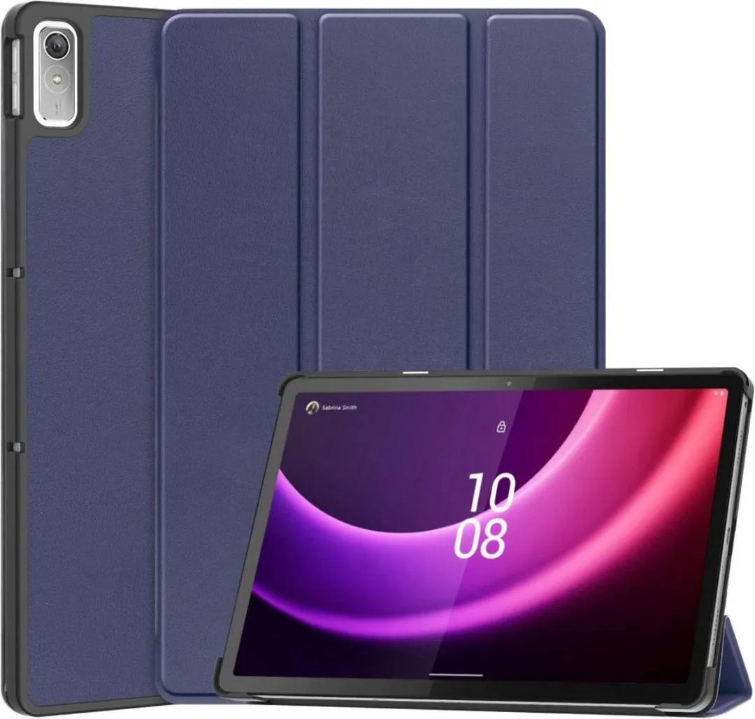 Just in Case Cazy Tablet Hoes Lenovo Tab P11 (2nd Gen) TriFold Bookcase - Blauw