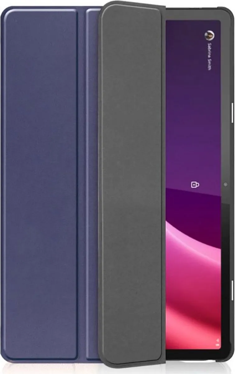 Just in Case Cazy Tablet Hoes Lenovo Tab P11 (2nd Gen) TriFold Bookcase - Blauw