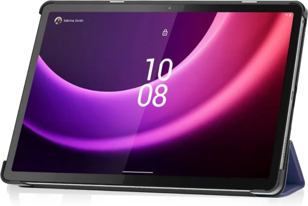 Just in Case Cazy Tablet Hoes Lenovo Tab P11 (2nd Gen) TriFold Bookcase - Blauw - afbeelding 6 van 6