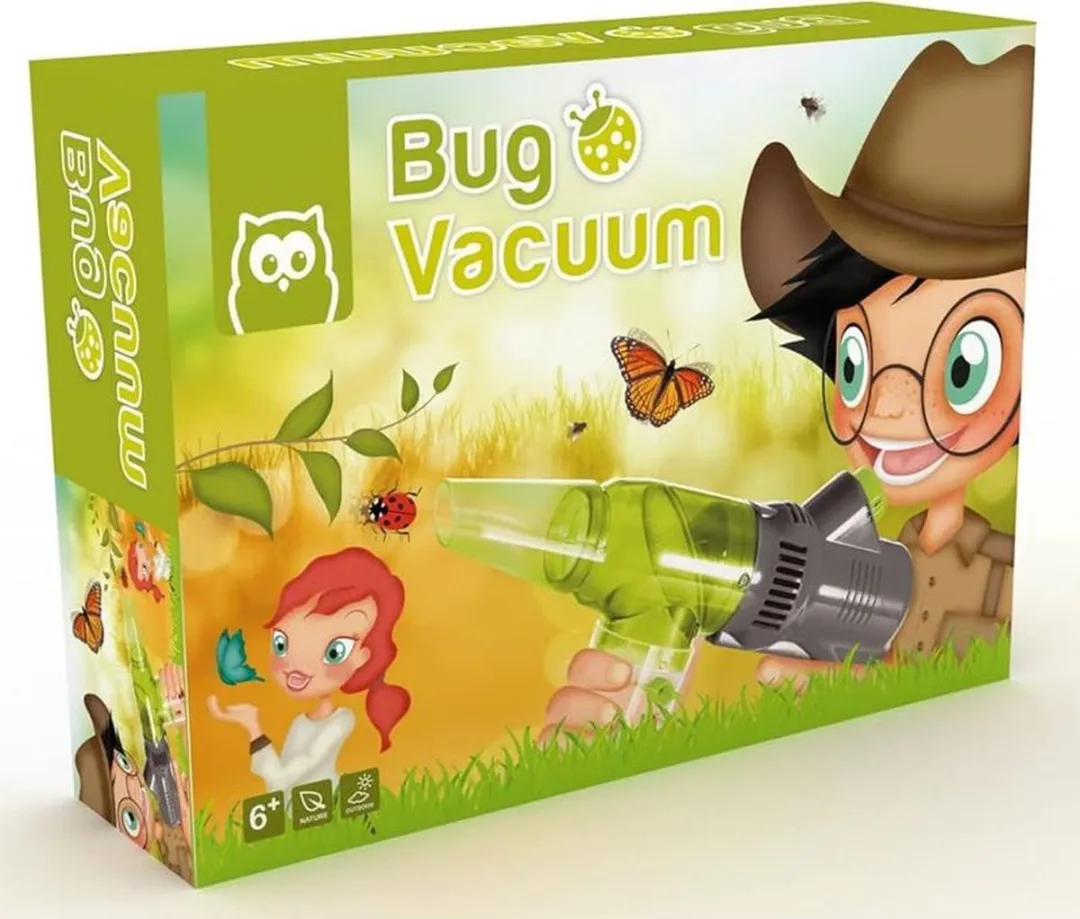 Eurekakids Insectenzuiger - Vergrootglas - Groen/Grijs