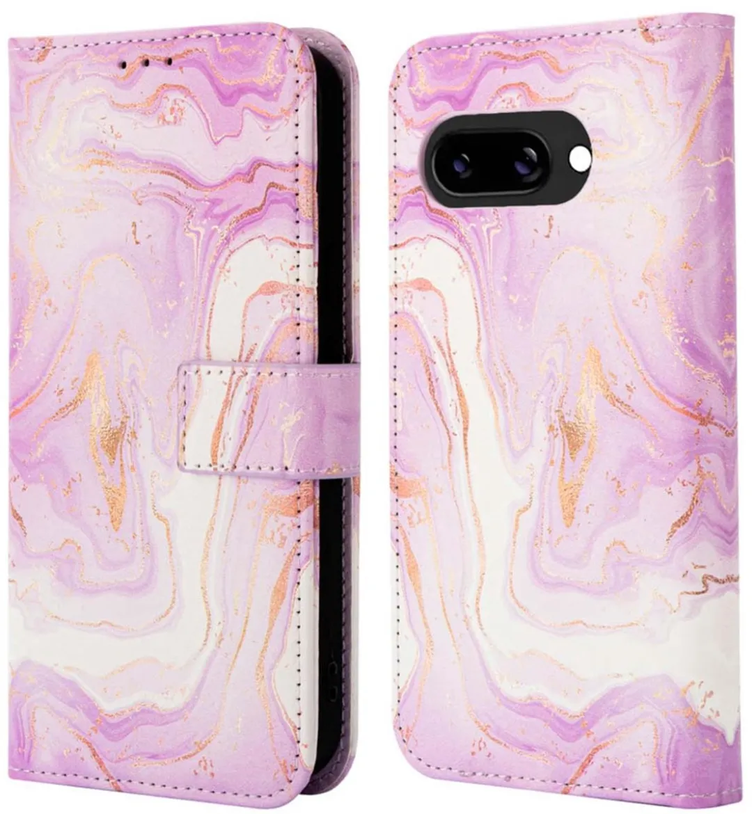 Imoshion Hoesje Google Pixel 9a Purple Marble