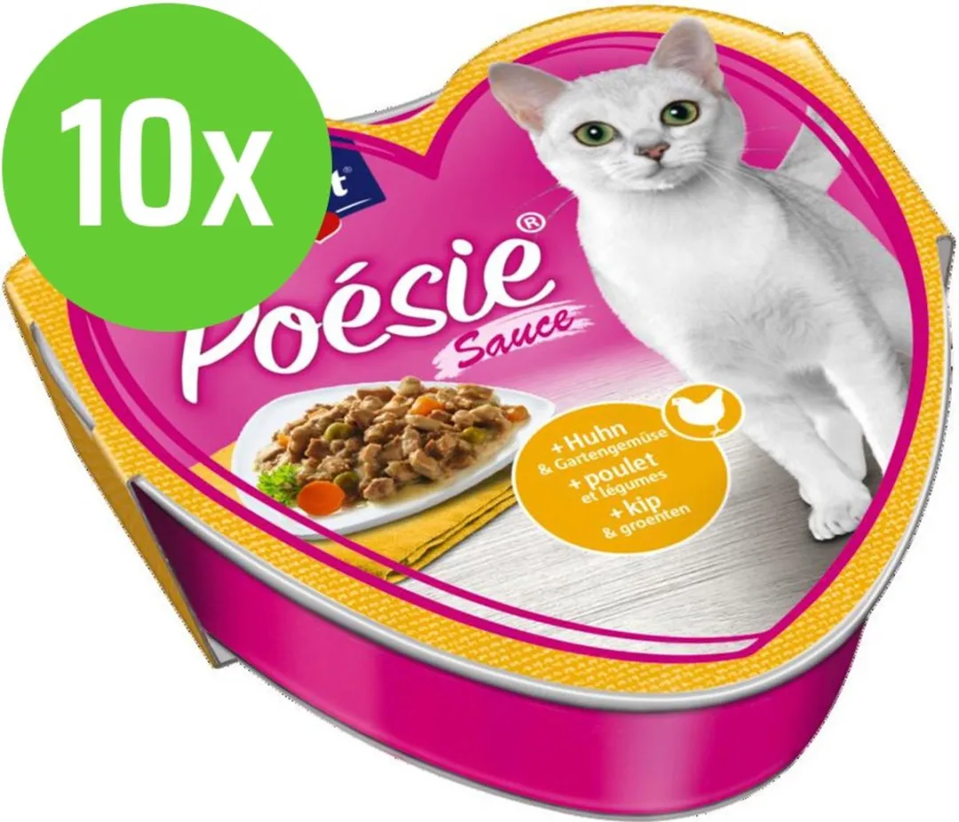 Vitakraft Poésie Kip & Groente Sauce 85g