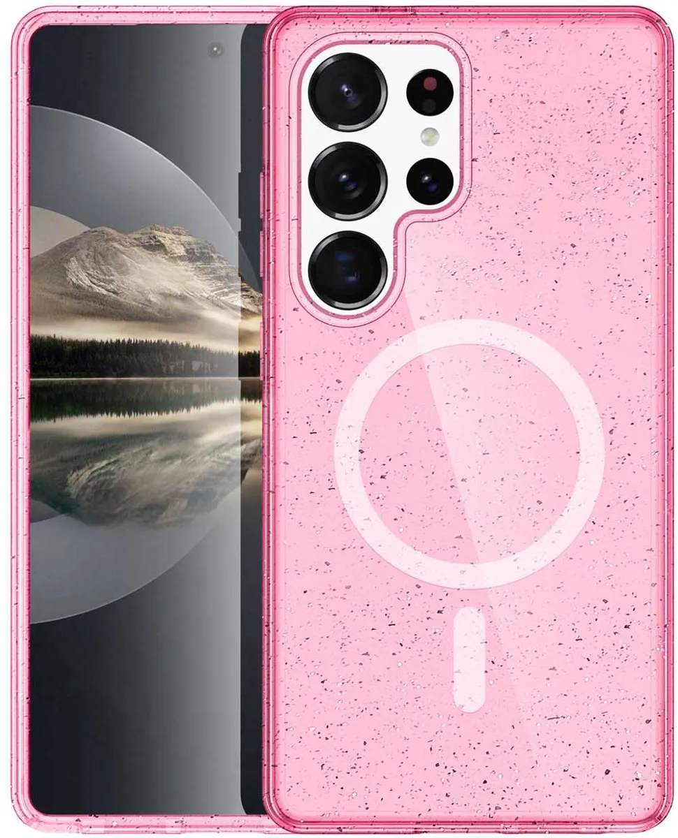 Imoshion Hoesje Samsung Galaxy S24 Ultra Sparkle Roze