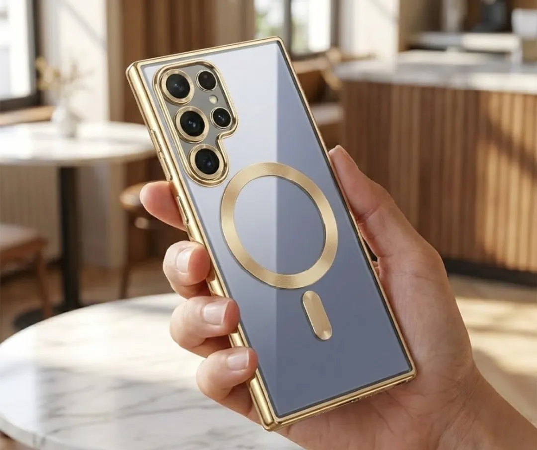 NUVEX Telefoonhoesje S25 Ultra MagSafe - Goud