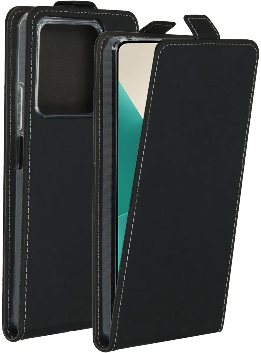 Accezz Hoesje Xiaomi Redmi Note 13 5G - Flipcase - Zwart