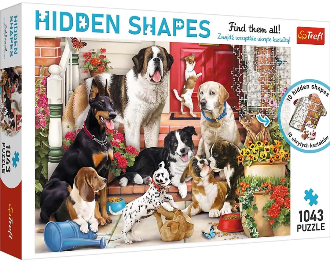 Trefl 1000HS Doggy Fun Puzzle - 1000 Stuks - Multicolor