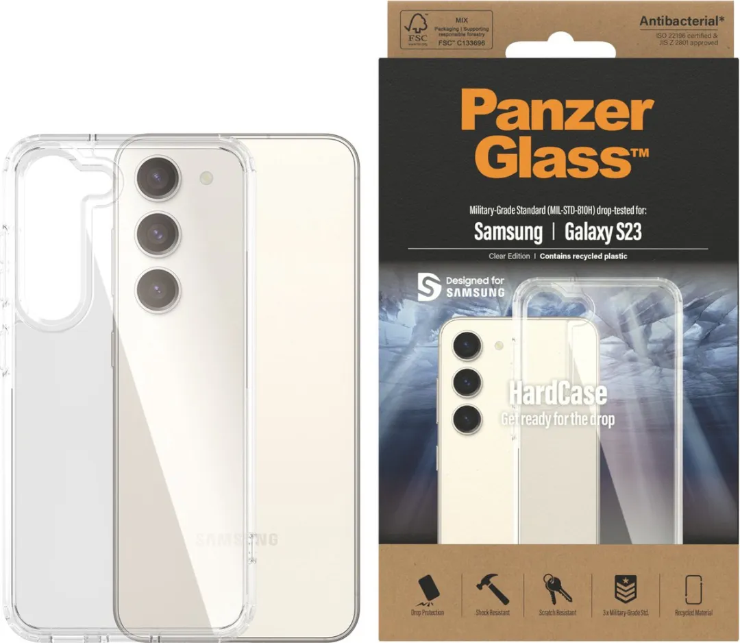 PanzerGlass HardCase 0433 - Samsung Galaxy S23 - Zwart