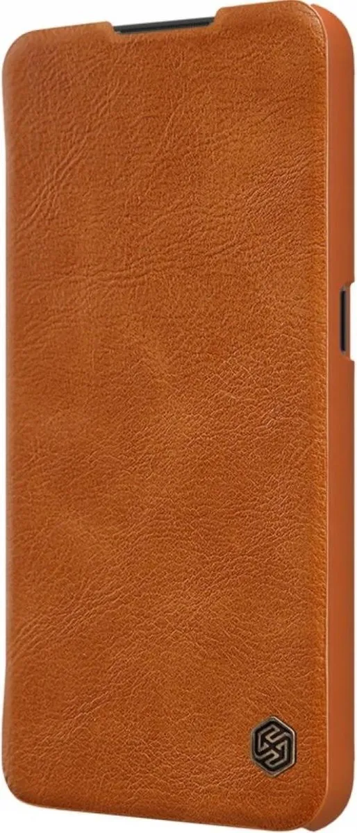 Nillkin Qin Series Book OnePlus 9 Pro Hoesje Wallet - Bruin