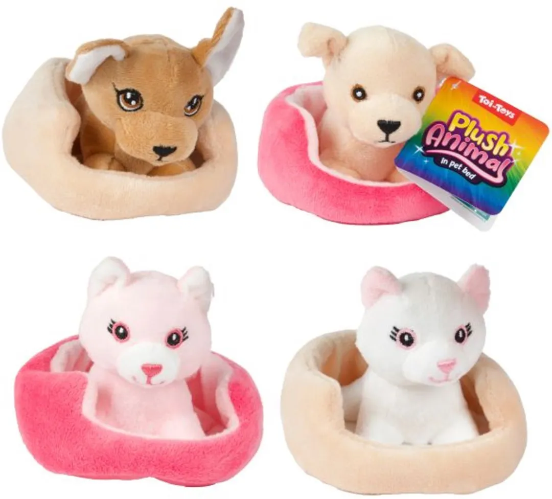 Toi-Toys Pluche Honden & Katten Speelgoed