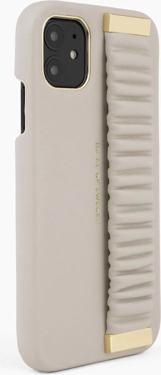 iDeal of Sweden Statement Case Top-Handle iPhone 11/XR - Ruffle Cream - 3 Pasjes - afbeelding 2 van 6