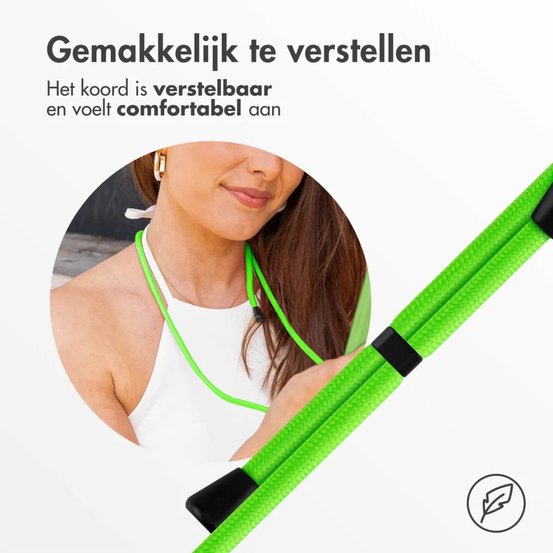 Imoshion Hoesje iPhone 12/12 Pro - Siliconen Fluor Groen