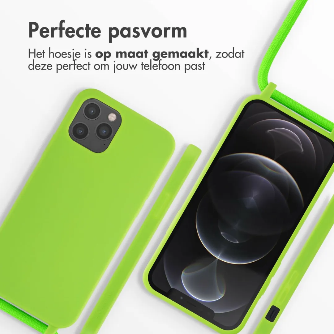 Imoshion Hoesje iPhone 12/12 Pro - Siliconen Fluor Groen