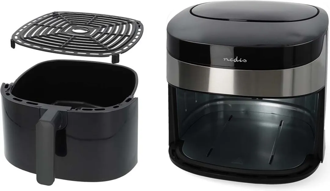 Nedis SmartLife Airfryer XXL Wi-Fi 7,2L - 8 Programma's - Zwart