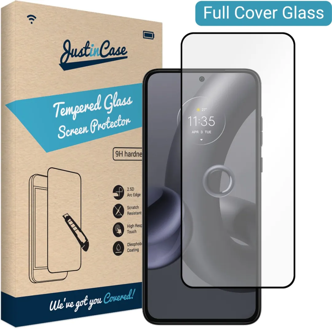 Just in Case Cazy Motorola Edge 30 Neo Full Cover Glas