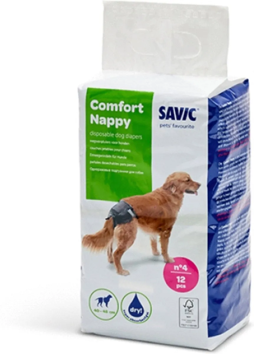 Savic Comfort Nappy Hondenluier Size 4
