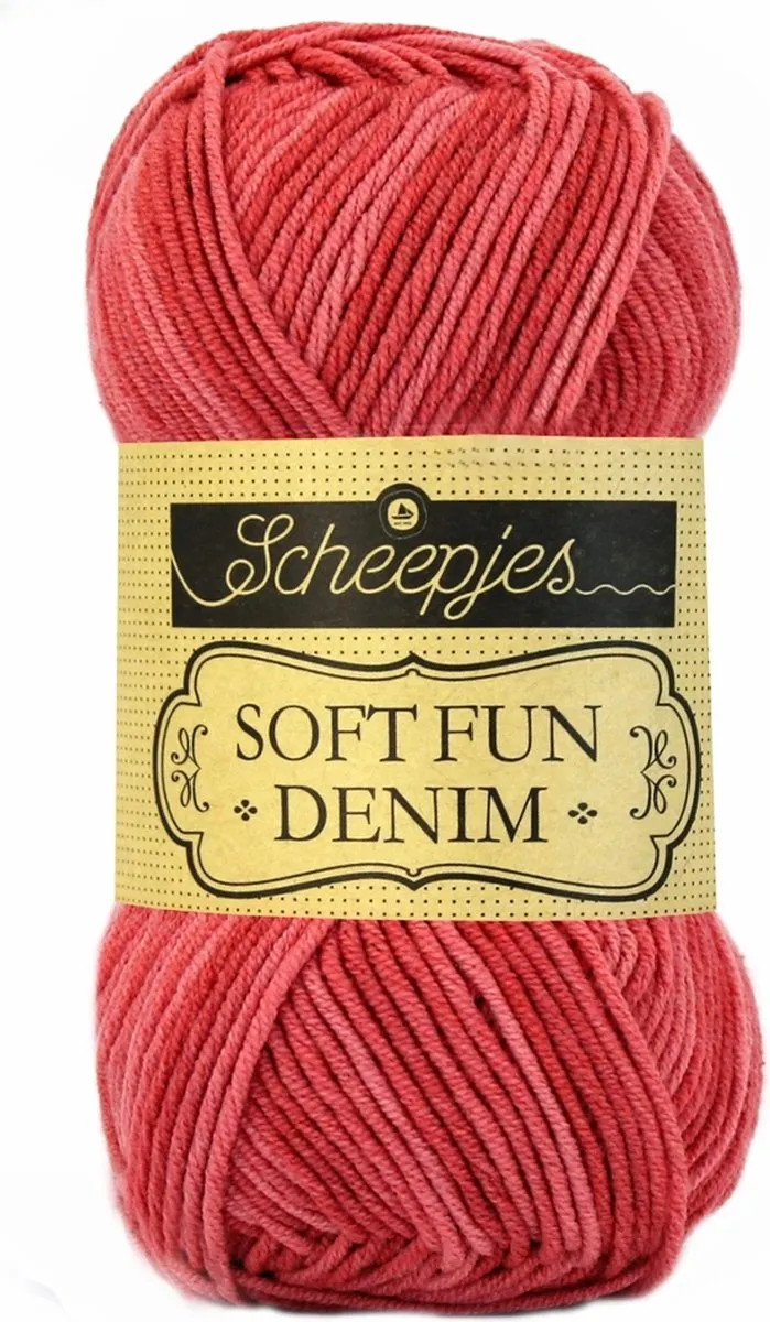 Scheepjes Softfun Denim 514 - 50g - Rood