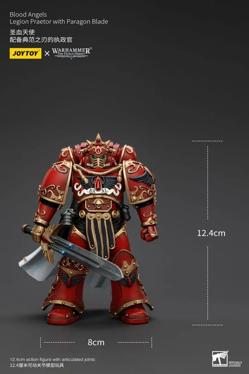 Joy Toy Warhammer The Horus Heresy Action Figuur 1/18 Blood Angels Praetor - JT00225 - Multi - afbeelding 6 van 6