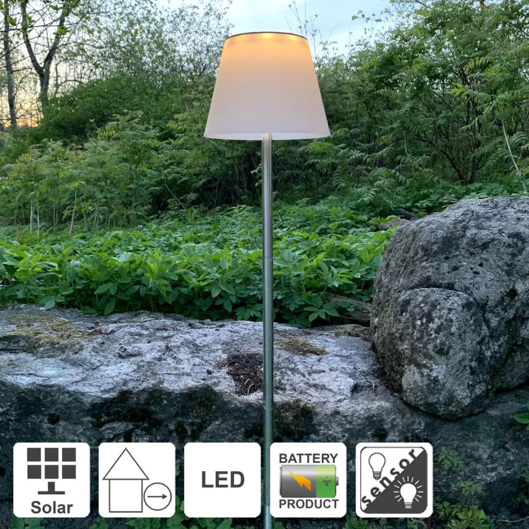 Star Trading Solini LED Zonne Tuinlamp - Wit