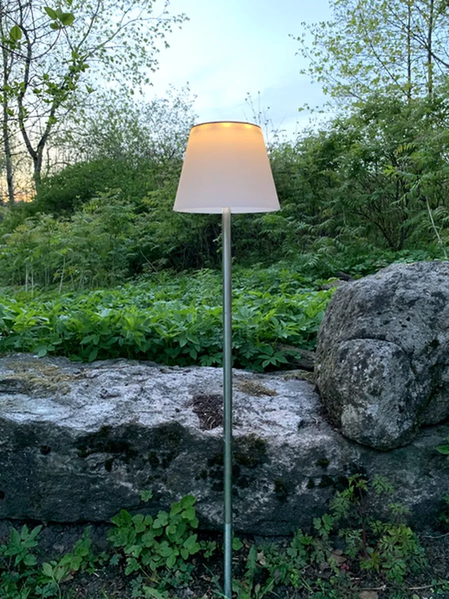 Star Trading Solini LED Zonne Tuinlamp - Wit