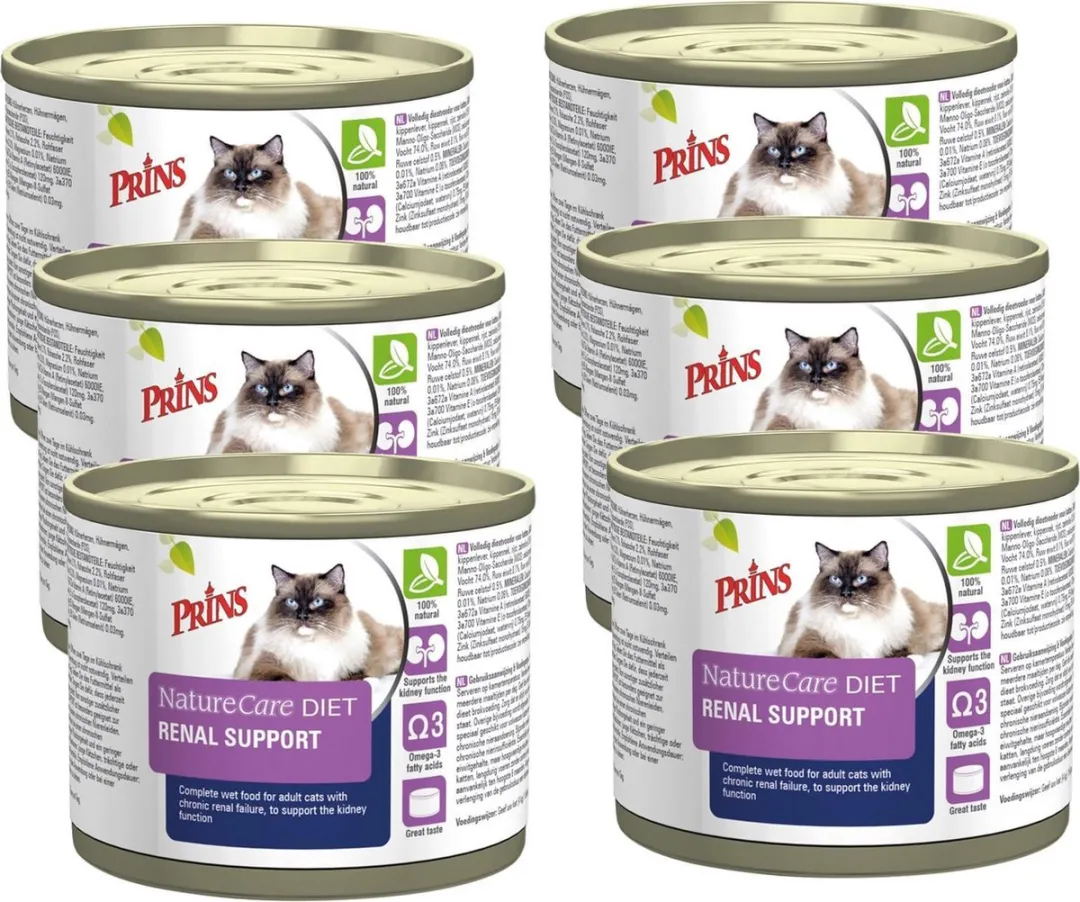 Prins NatureCare Cat Diet Renal - 6x 200g