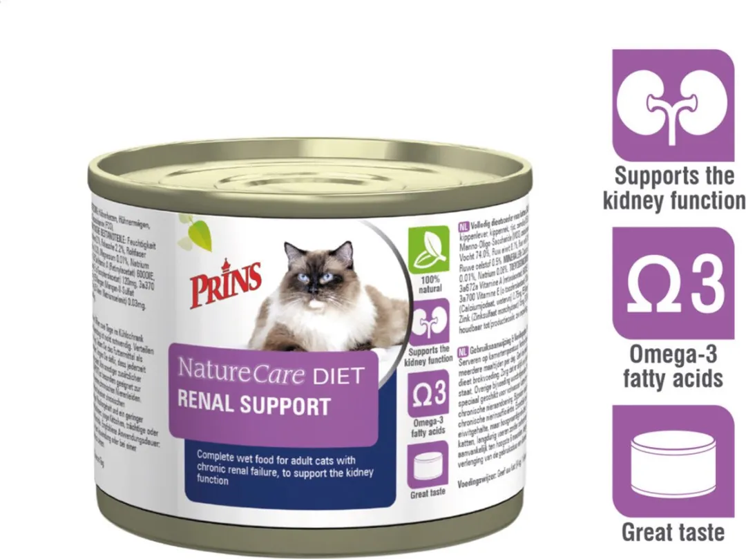 Prins NatureCare Cat Diet Renal - 6x 200g