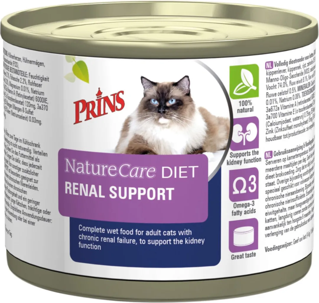 Prins NatureCare Cat Diet Renal - 6x 200g - afbeelding 6 van 6