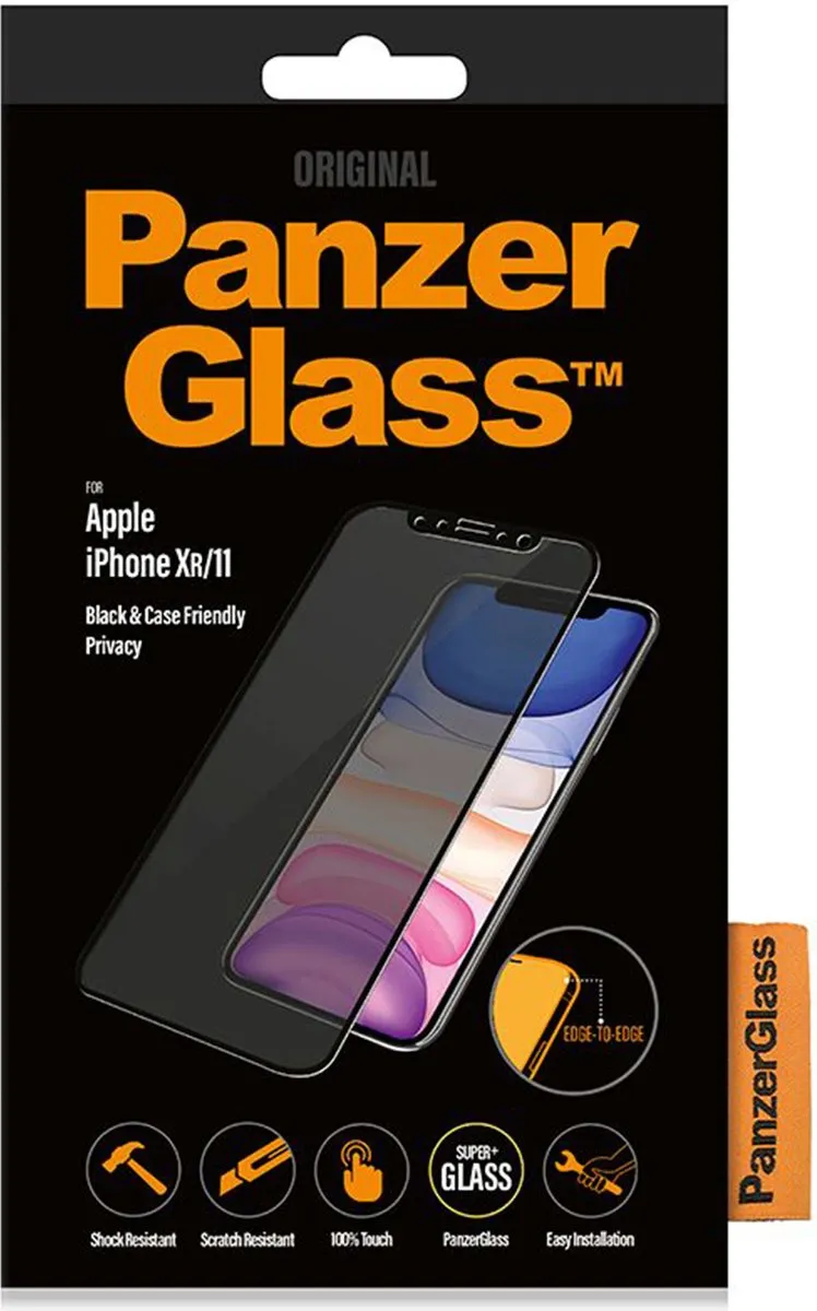 PanzerGlass PZ-P2665 iPhone 11 Screenprotector - Privacy - Zwart