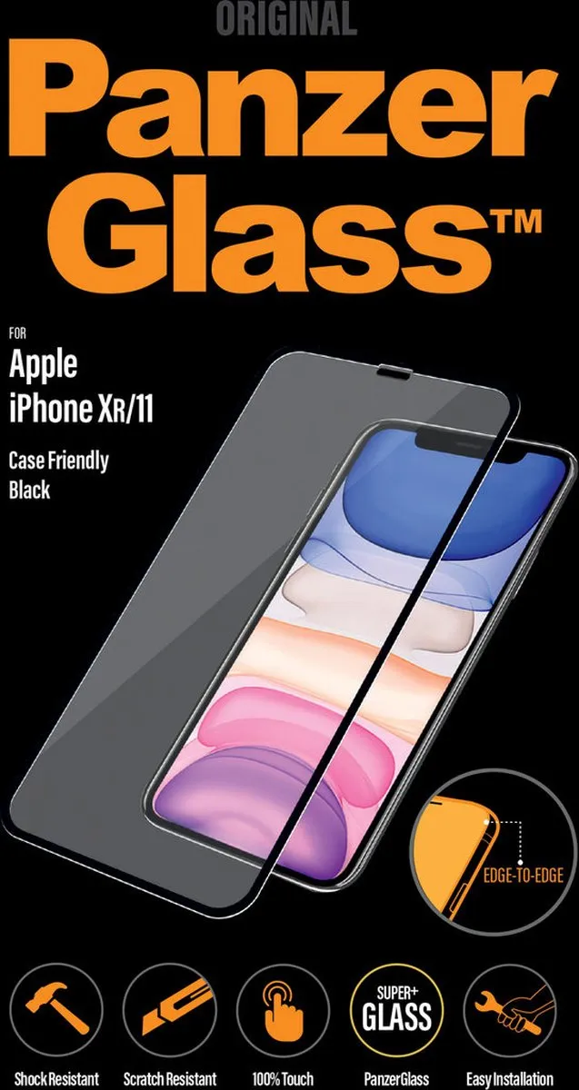 PanzerGlass PZ-P2665 iPhone 11 Screenprotector - Privacy - Zwart
