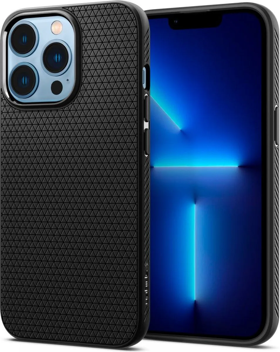 Spigen Liquid Air TPU Hoesje iPhone 13 Pro - Zwart