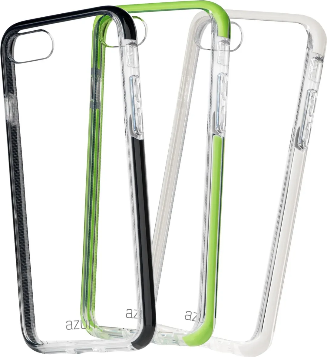 Azuri Flexible Bumpercover voor iPhone 7 Plus/8 Plus - Zwart - afbeelding 4 van 6