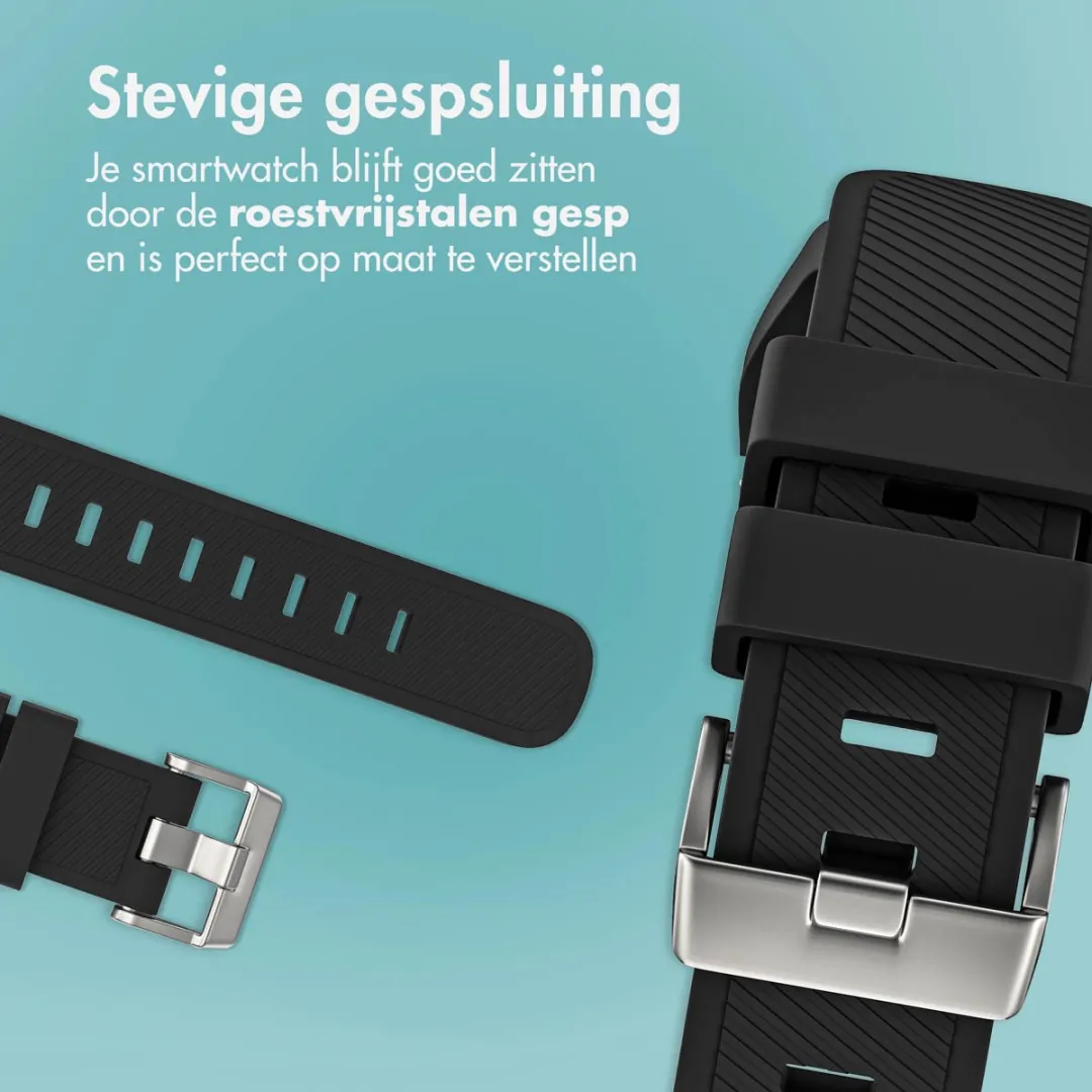 Imoshion Siliconen Bandje Samsung Galaxy Watch 7 - 40/44mm - Zwart