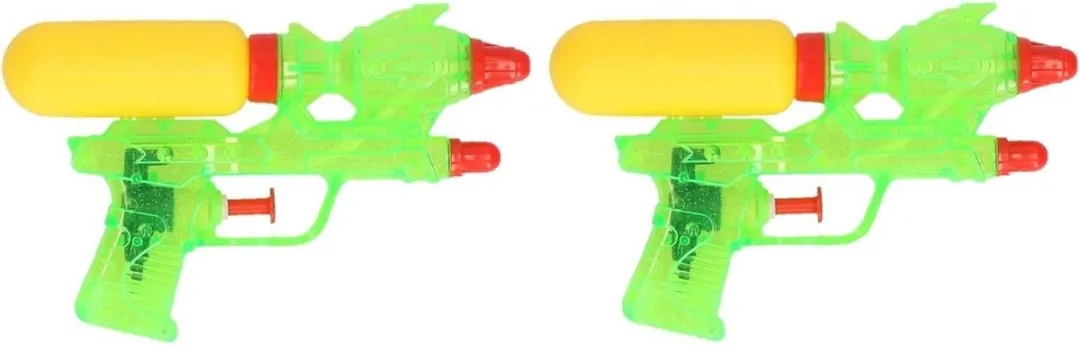 Johntoy Waterpistolen - Groen - 2 Stuks