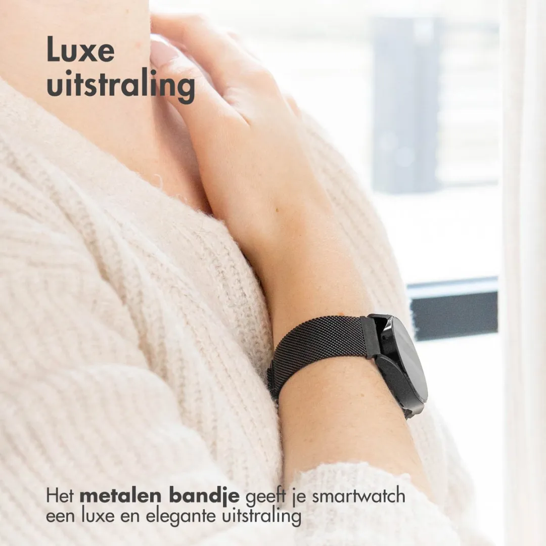 Imoshion Milanees Magnetisch Bandje Zwart - Samsung Galaxy Watch 8
