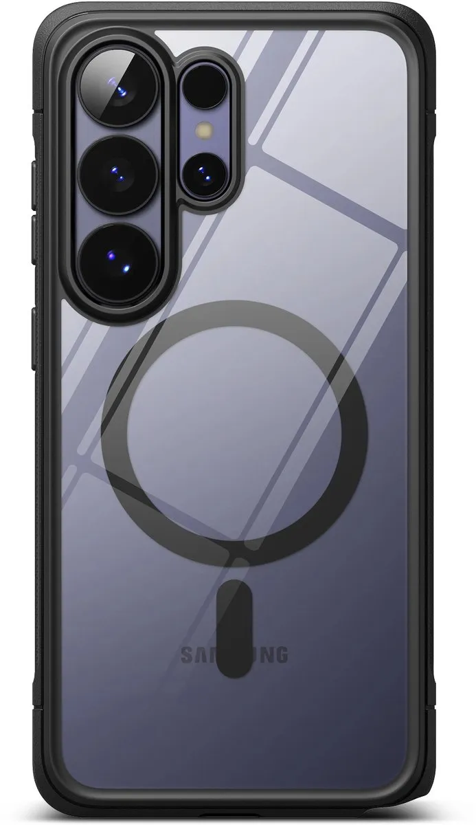 Ringke Fusion Bold Magnetic Hoesje S26 Ultra - Zwart