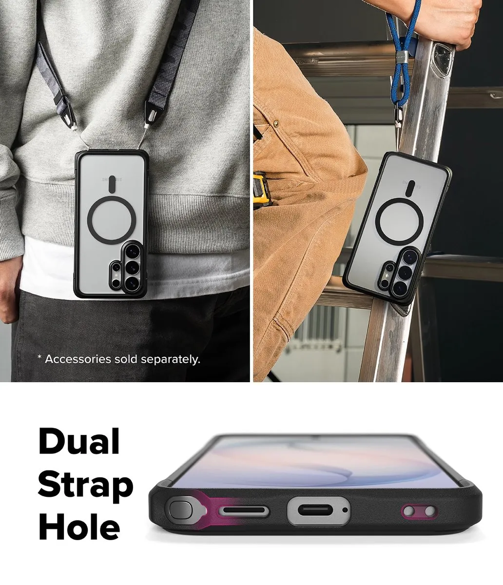 Ringke Fusion Bold Magnetic Hoesje S26 Ultra - Zwart