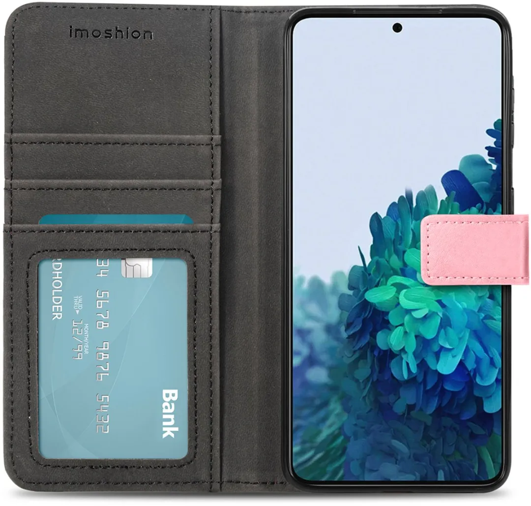 Imoshion Hoesje Samsung Galaxy S21 Roze - 3 Pasjes