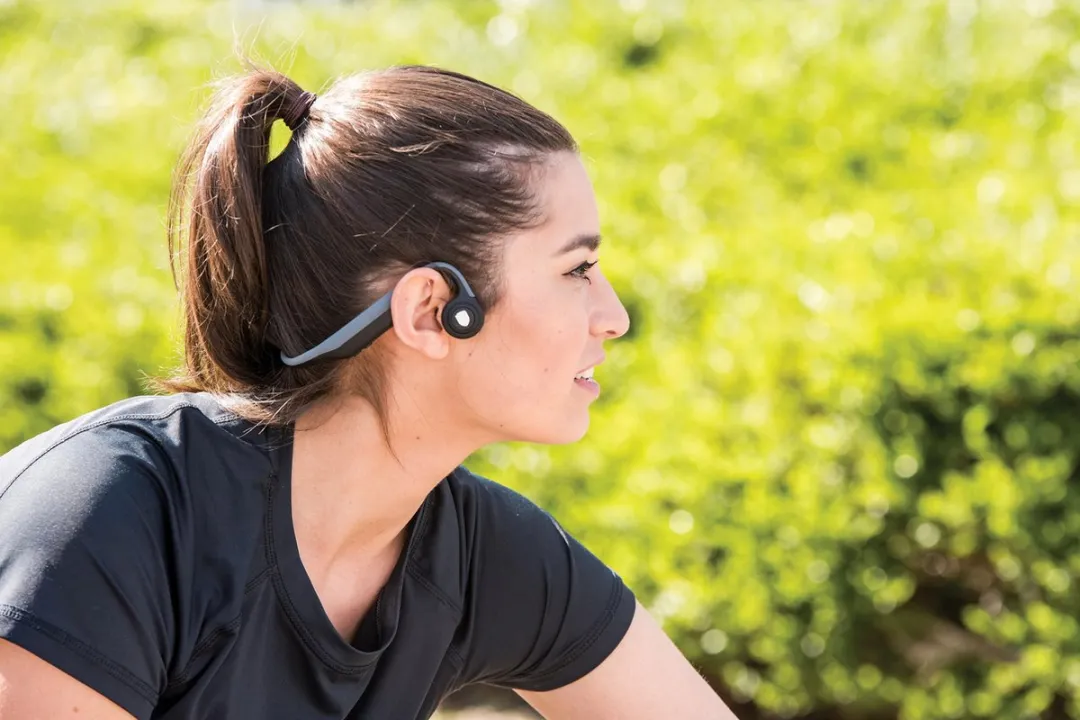 Lenco HBC-200 Bone Conduction Koptelefoon - Zwart-Grijs