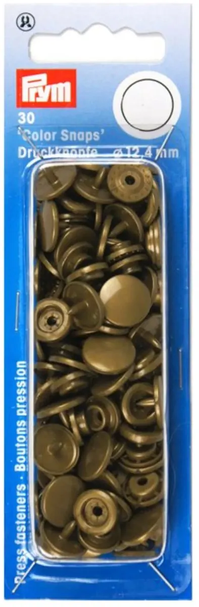 Prym Drukknoop ColorSnaps 12,4mm Goud - 30 Stuks