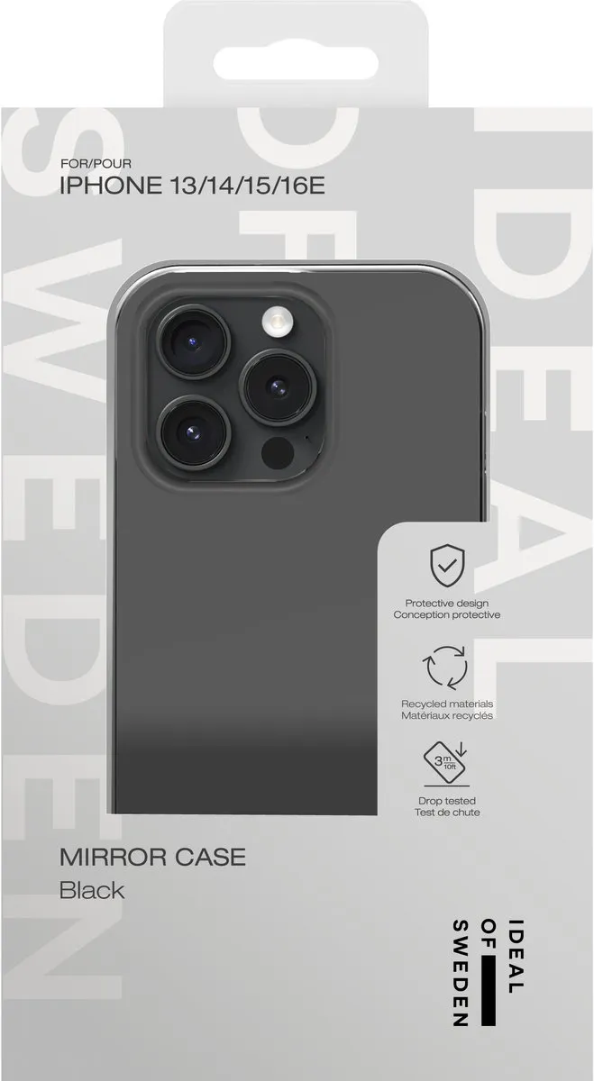 iDeal of Sweden iPhone 15 Mirror Case IDCLC-I2361-485 - Zwart - afbeelding 6 van 6