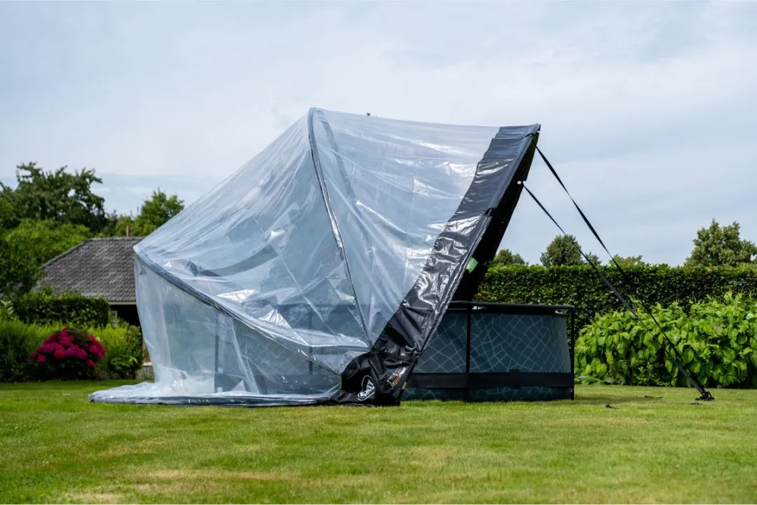 EXIT Toys Zwembadoverkapping ECO ø460cm - Transparant