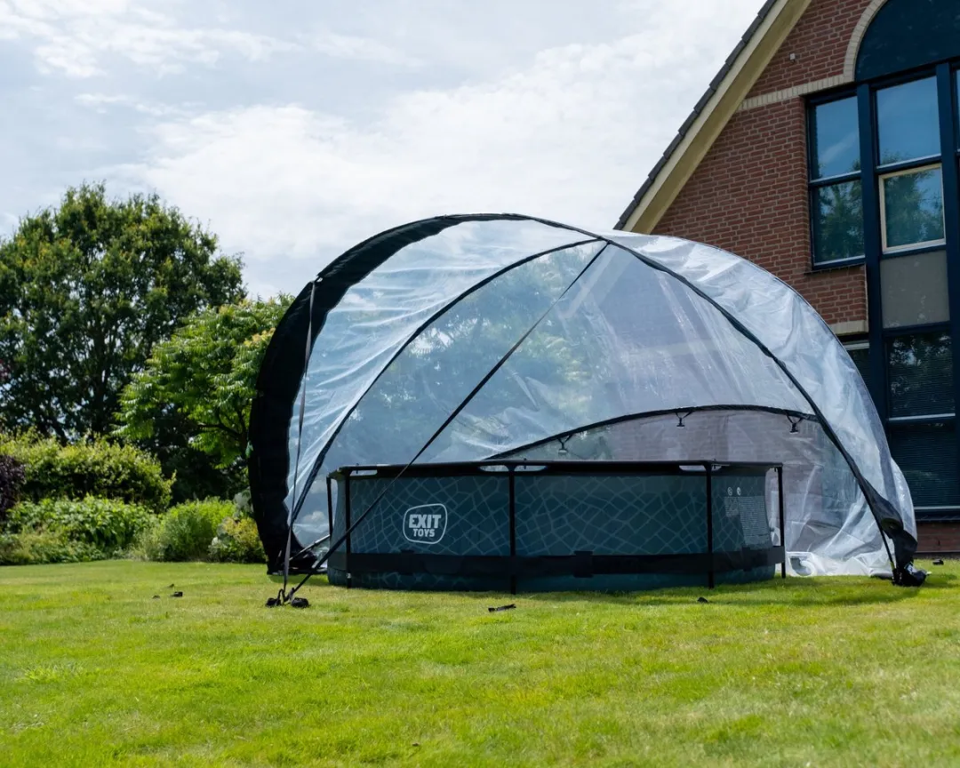 EXIT Toys Zwembadoverkapping ECO ø460cm - Transparant - afbeelding 6 van 6