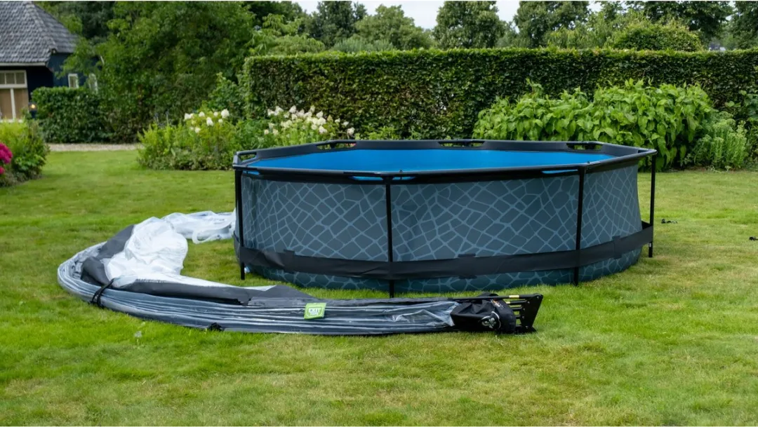 EXIT Toys Zwembadoverkapping ECO ø460cm - Transparant