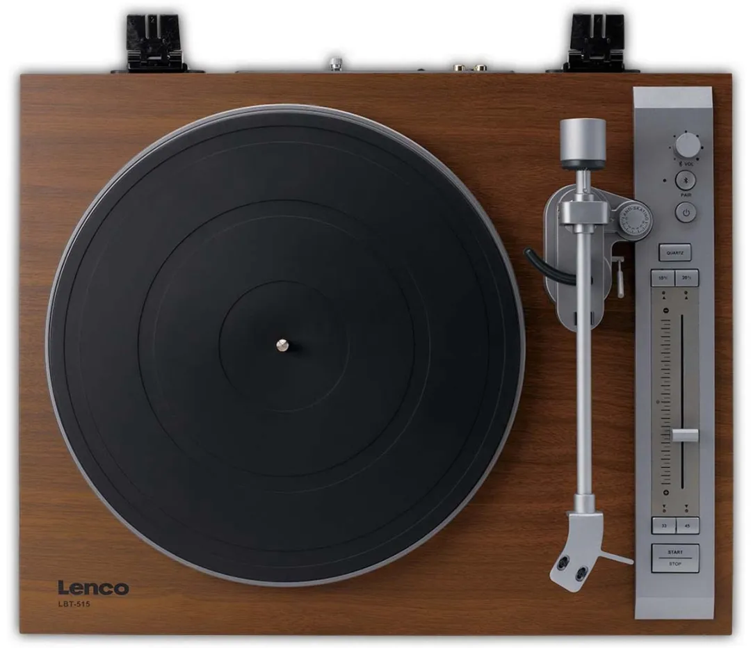 Lenco LBT-515WD Platenspeler - Ortofon 2M Blue - Hout