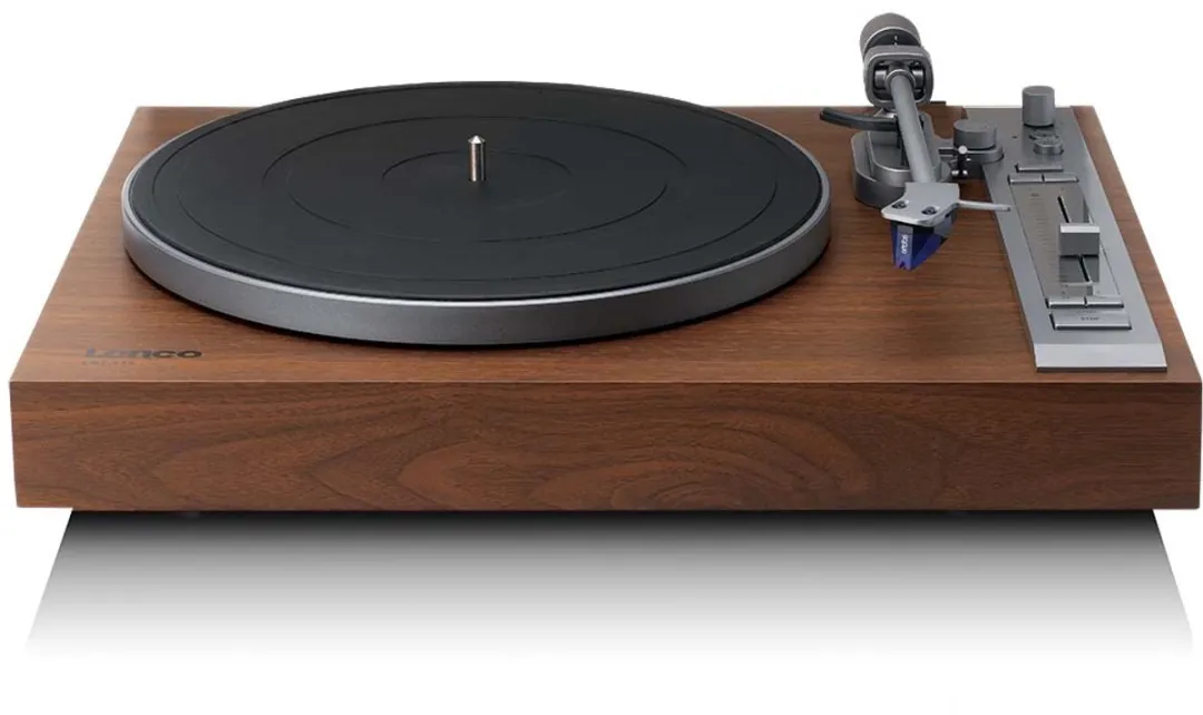 Lenco LBT-515WD Platenspeler - Ortofon 2M Blue - Hout