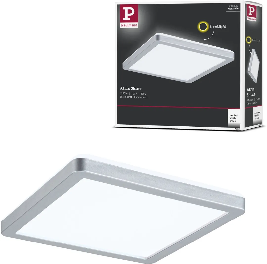 Paulmann Atria Shine LED-paneel 11,2W 900lm 4000K