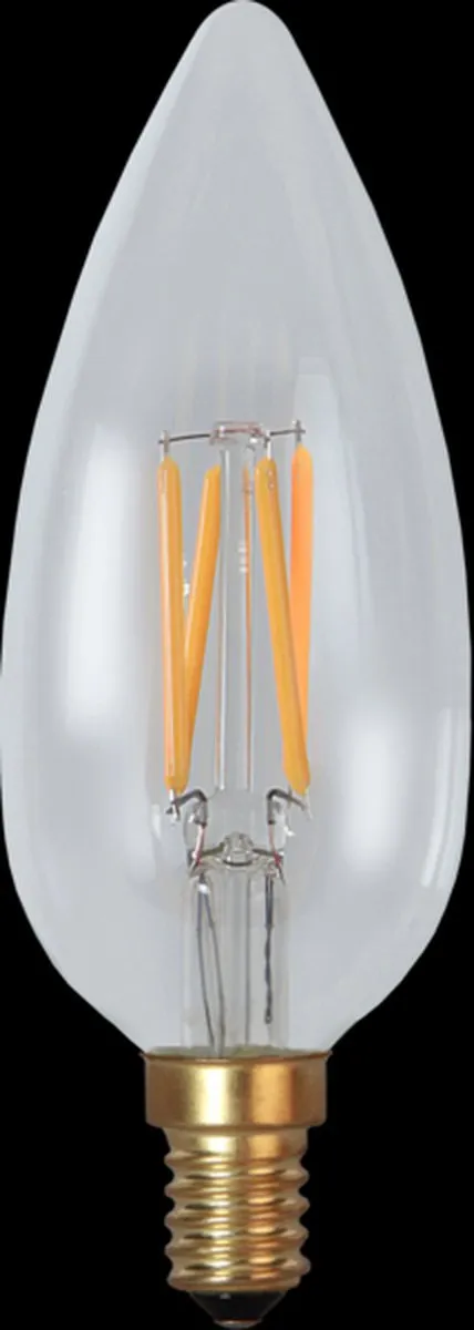 Star Trading Kaarslamp E14 3W Super Warm Wit - Dimbaar