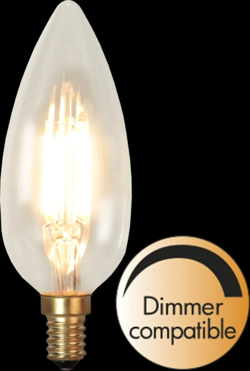 Star Trading Kaarslamp E14 3W Super Warm Wit