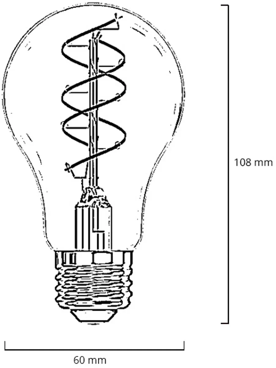 Lybardo - E27 LED Lamp - 10-pack - 6.6W Dimbaar - 1800K Extra Warmwit Licht
