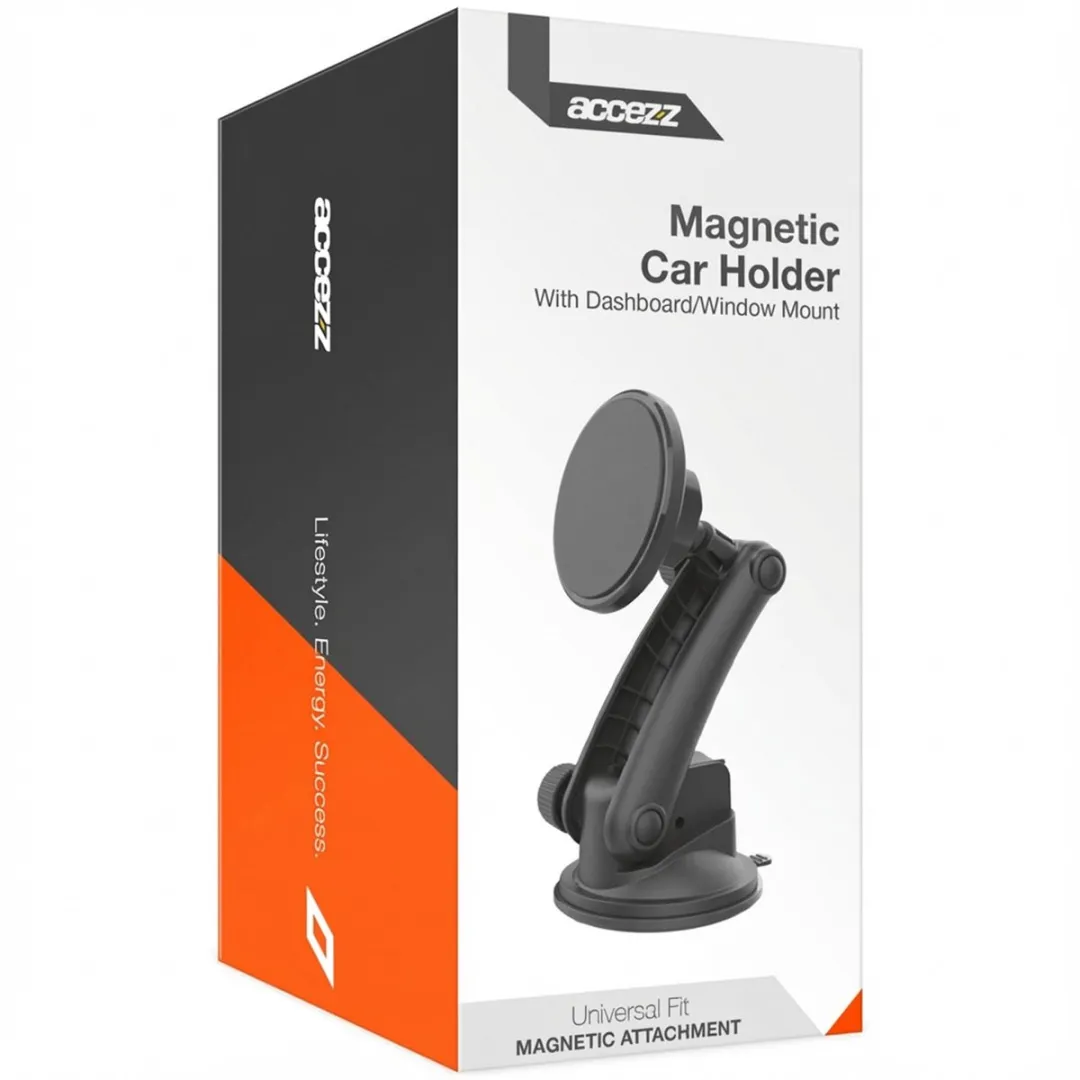 Accezz Telefoonhouder Auto MagSafe - Dashboard/Voorruit - Zwart